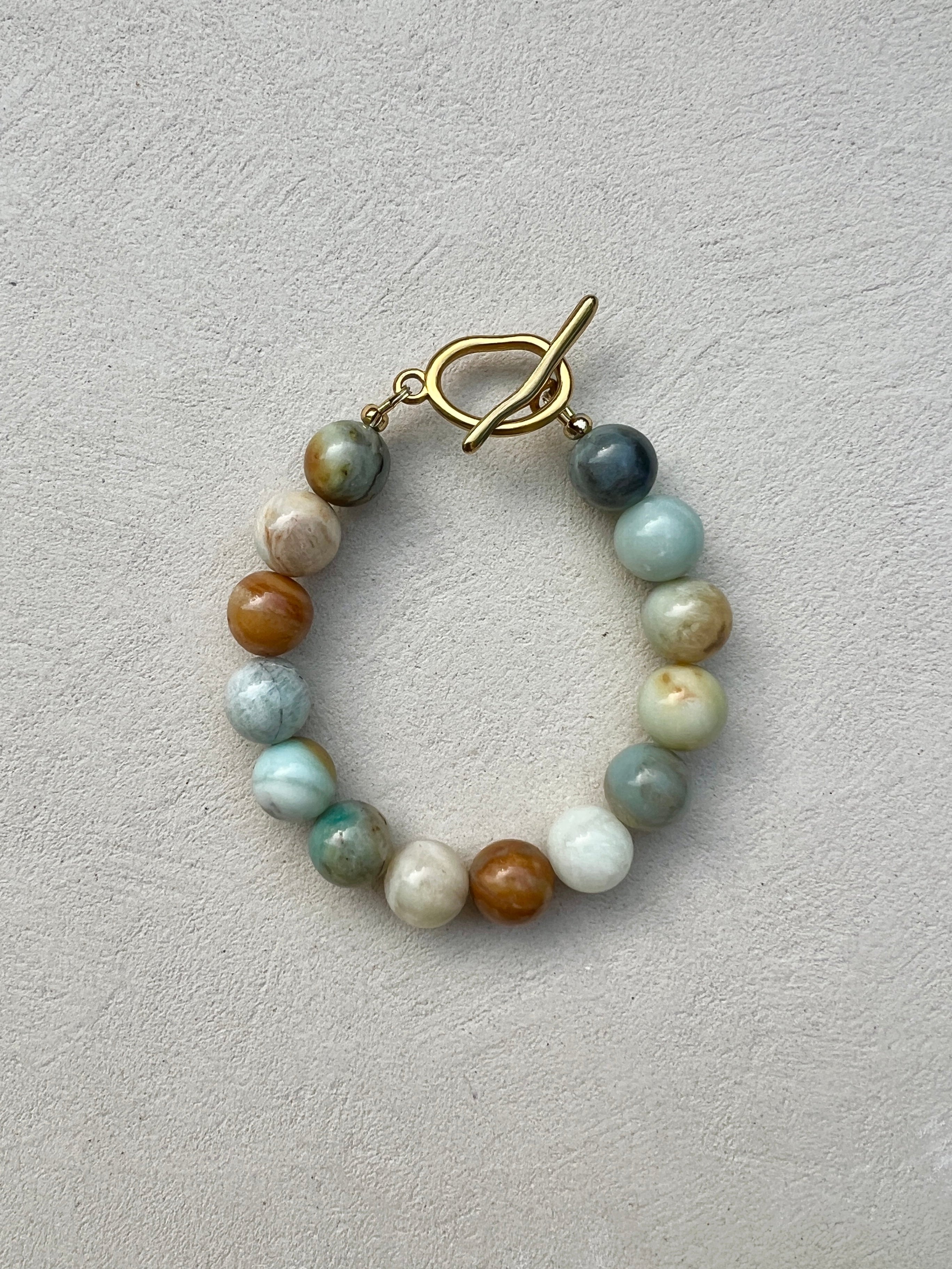 Amazonite Bobble Bracelet