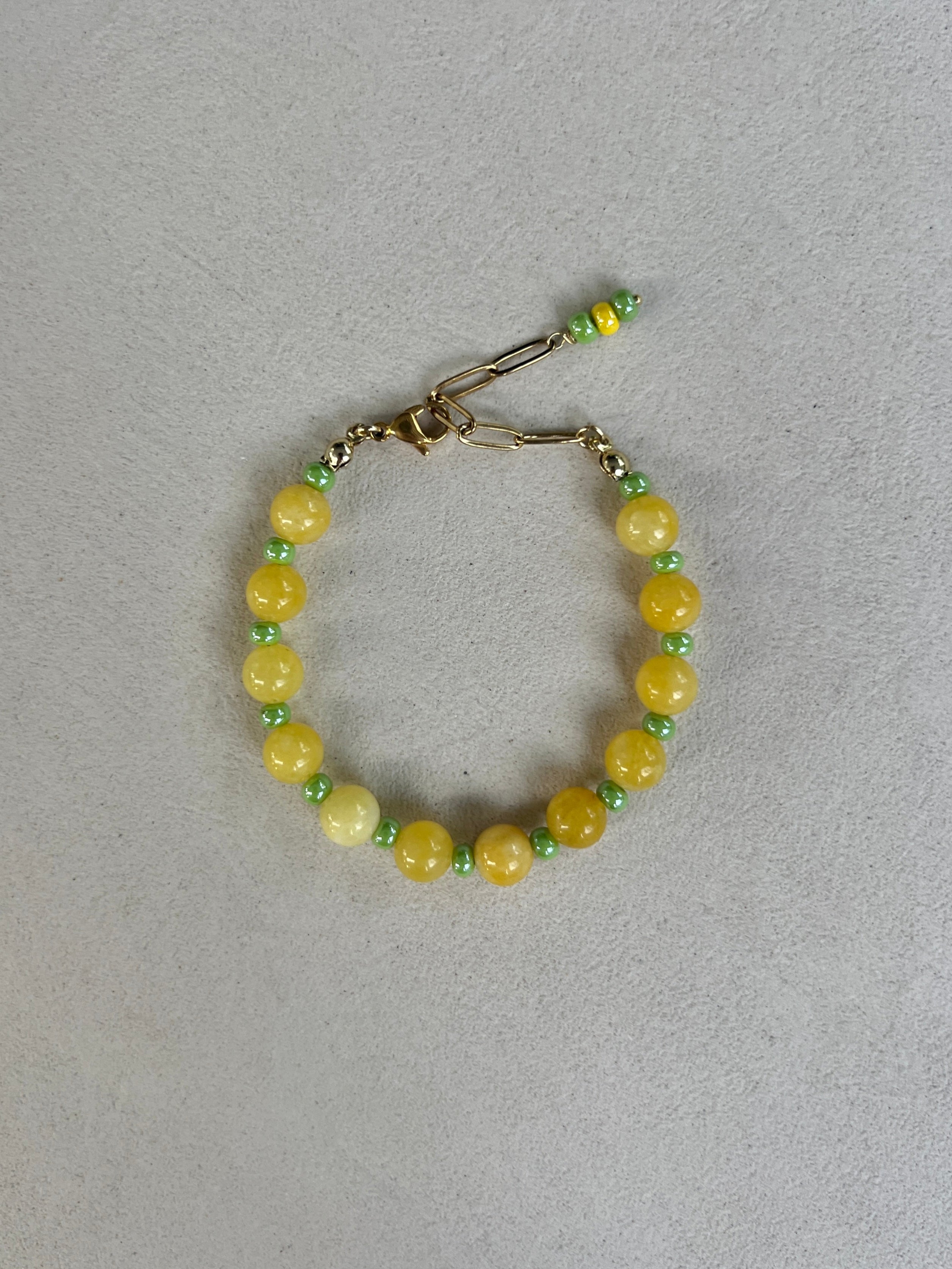 Lemon Agate Bracelet