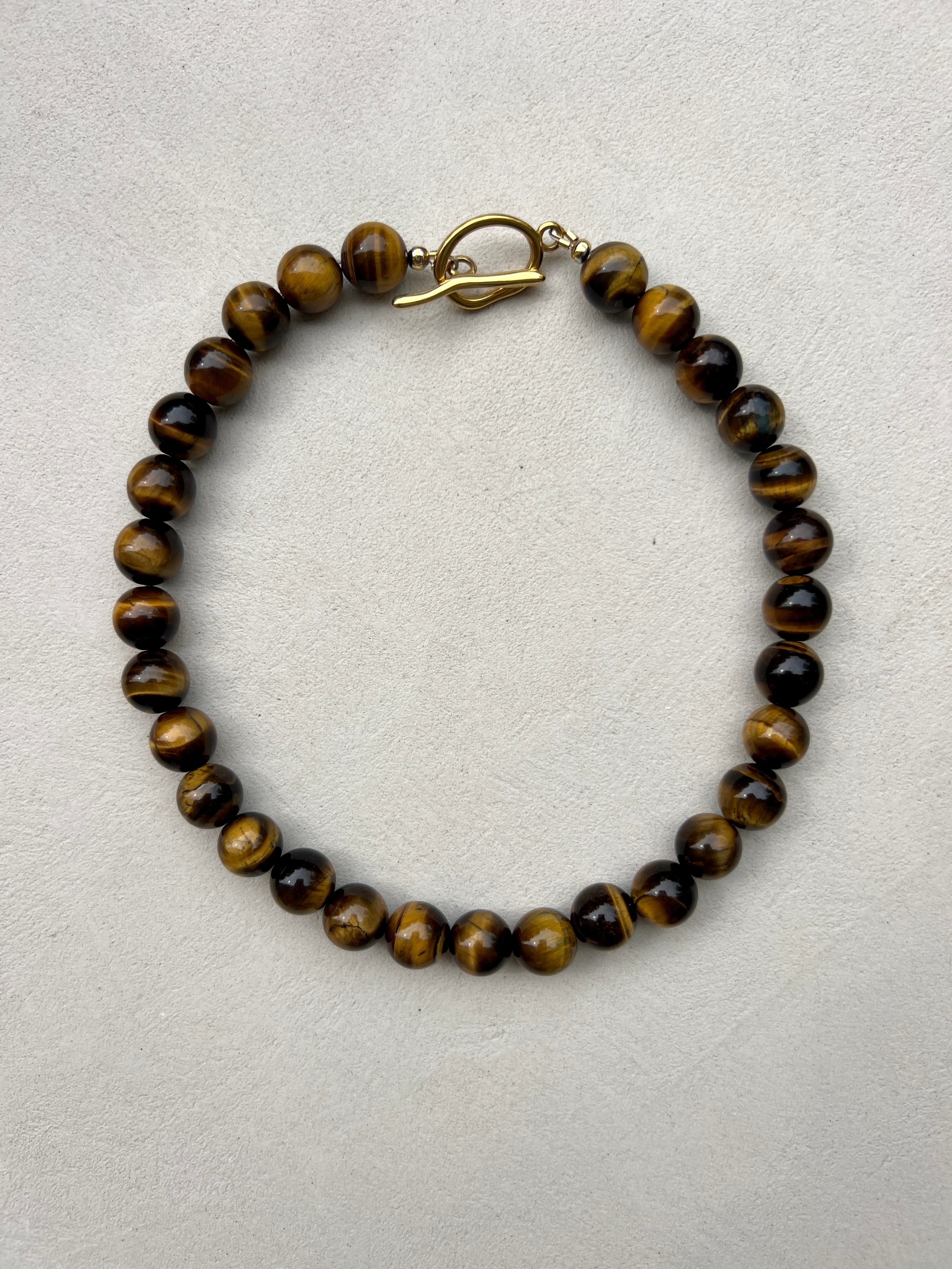 Tiger Eye Bobble Necklace