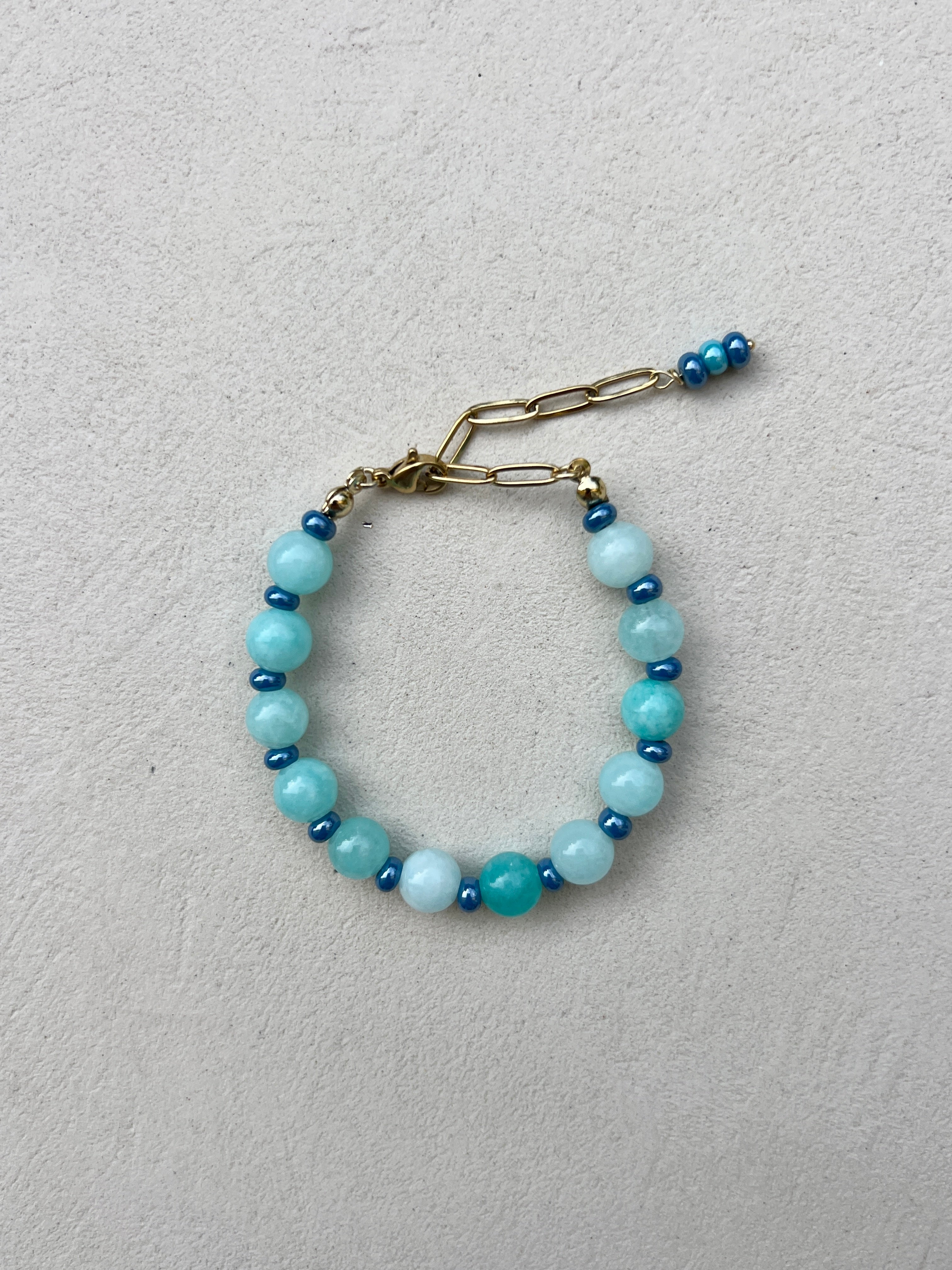 Aqua Jade Bracelet