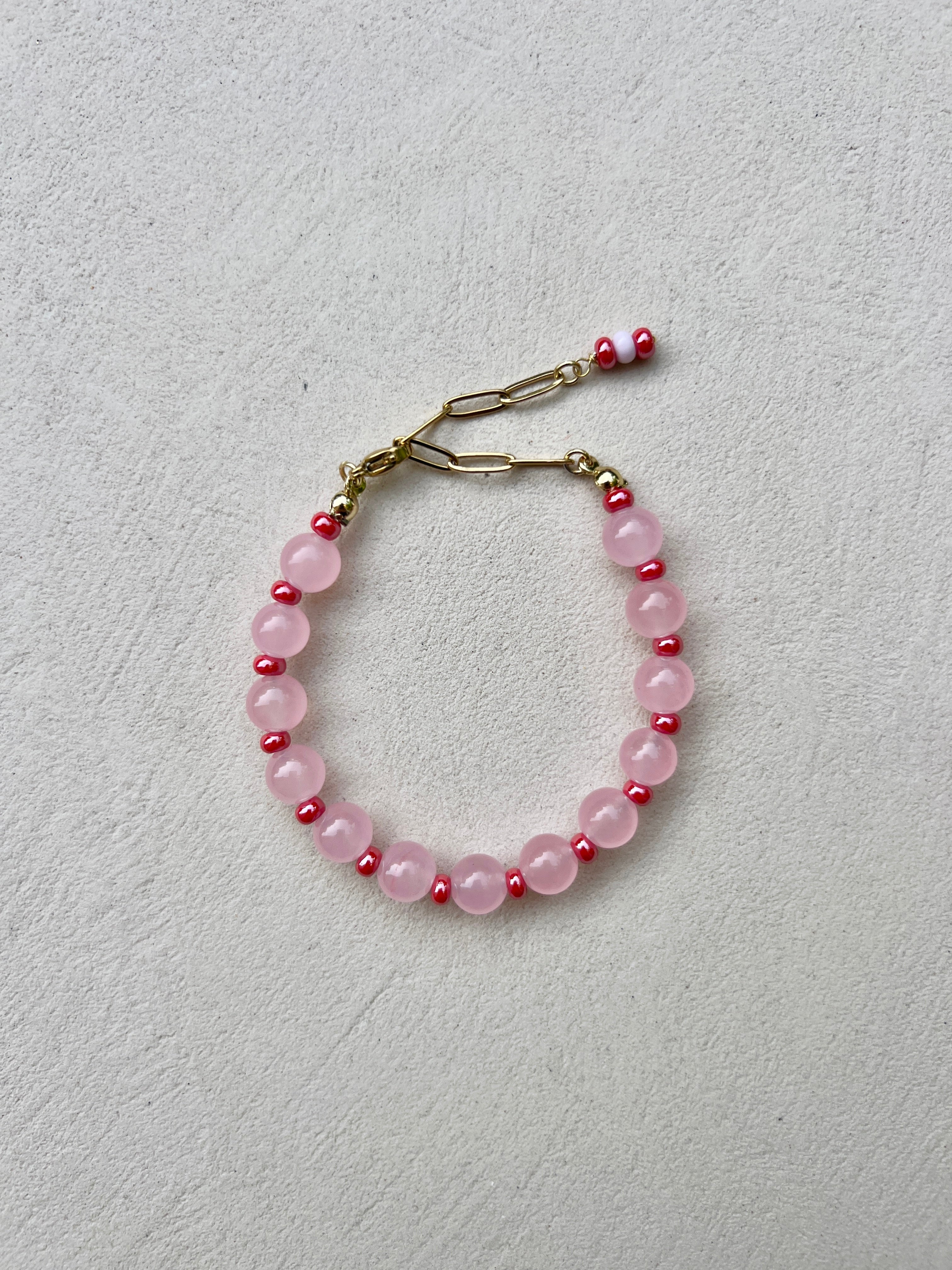 Pink Jade Bracelet