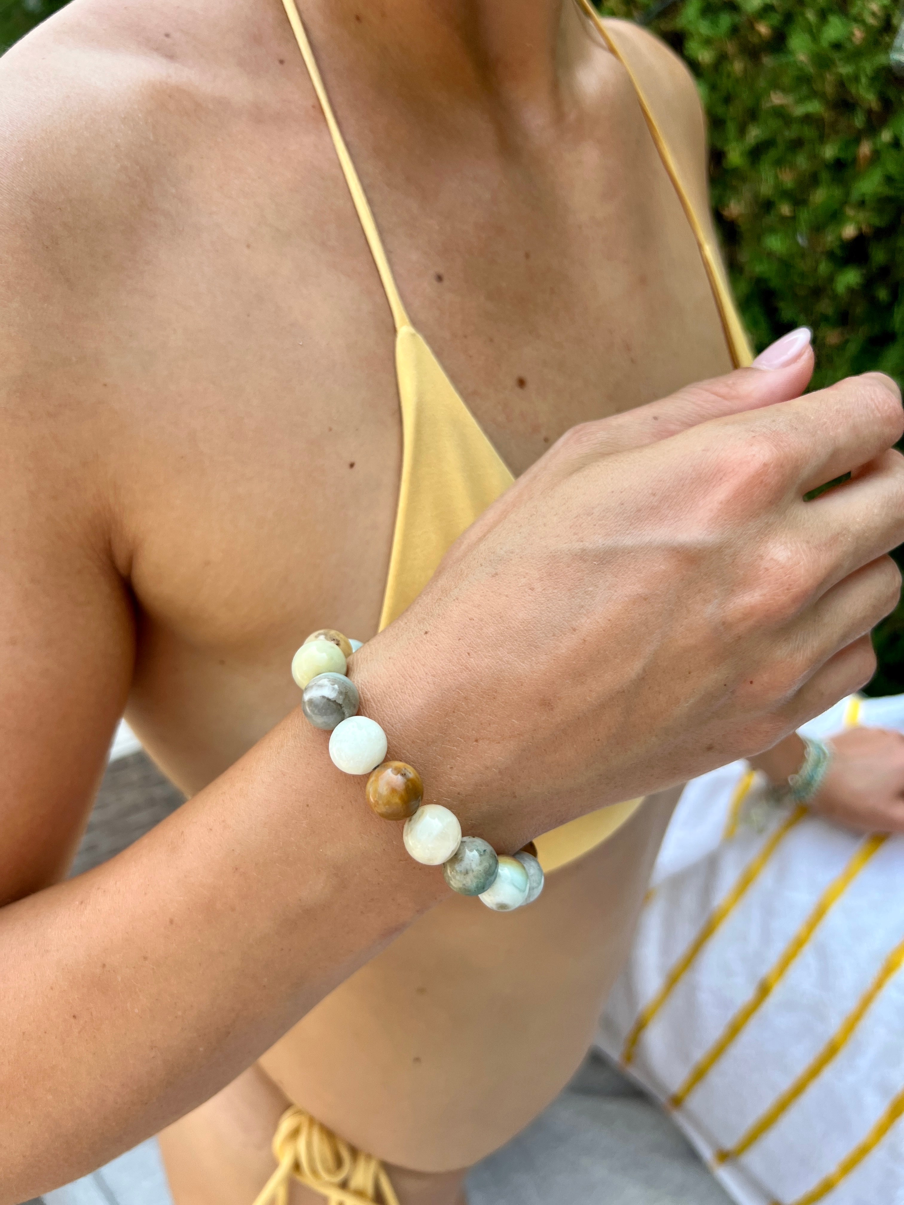 Amazonite Bobble Bracelet